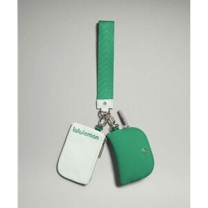 lululemon athletica Two-Tone Green Wristlet Set